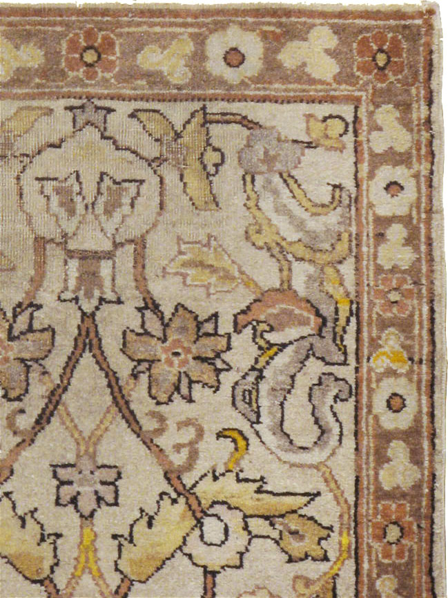 Antique Indian Lahore Rug, No.13977 - Staging