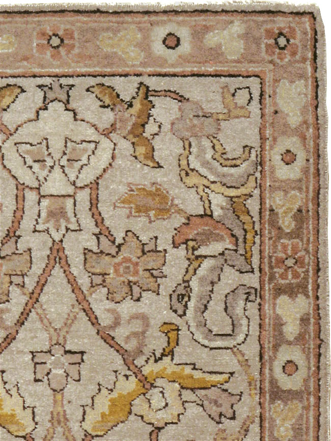 Antique Indian Lahore Rug, No.13977 - Staging