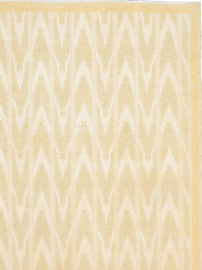 Vintage Indian Cotton Agra Carpet, No.13980 - Staging