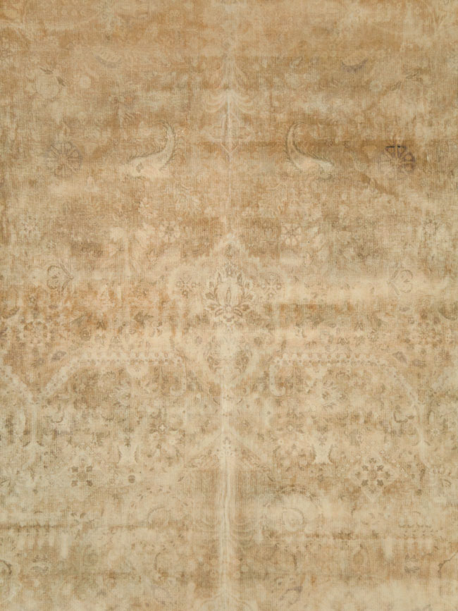 Antique Persian Tabriz Carpet, No.13986 - Staging