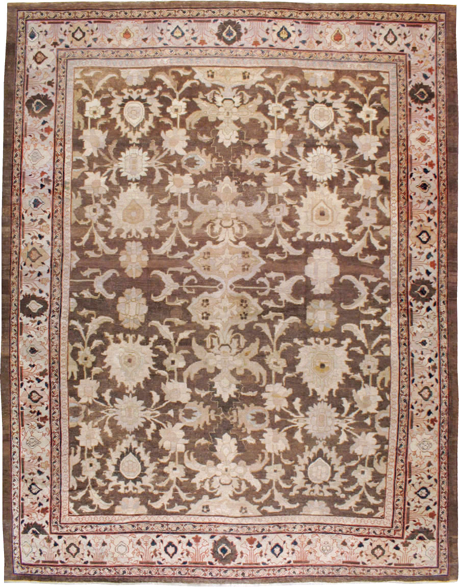 Antique Persian Mahal Carpet, No.13993 - Staging