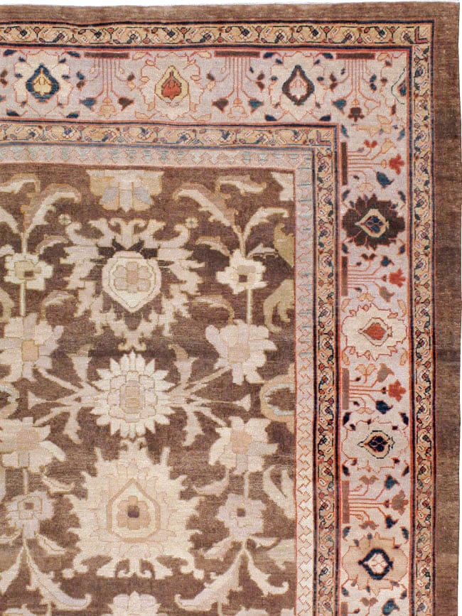 Antique Persian Mahal Carpet, No.13993 - Staging