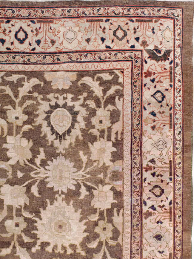 Antique Persian Mahal Carpet, No.13993 - Staging