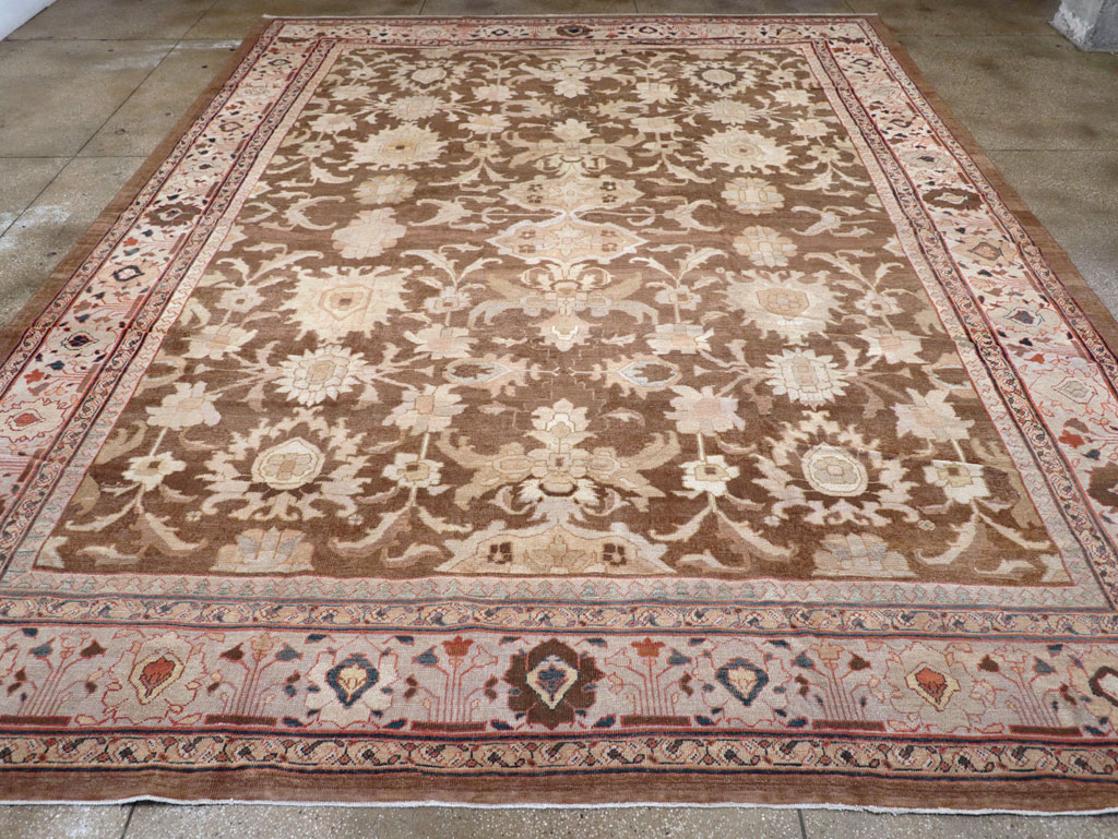 Antique Persian Mahal Carpet, No.13993 - Staging