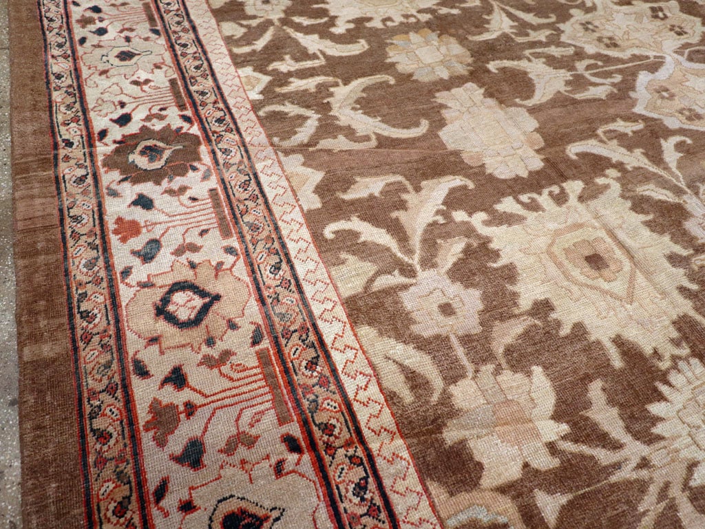 Antique Persian Mahal Carpet, No.13993 - Staging