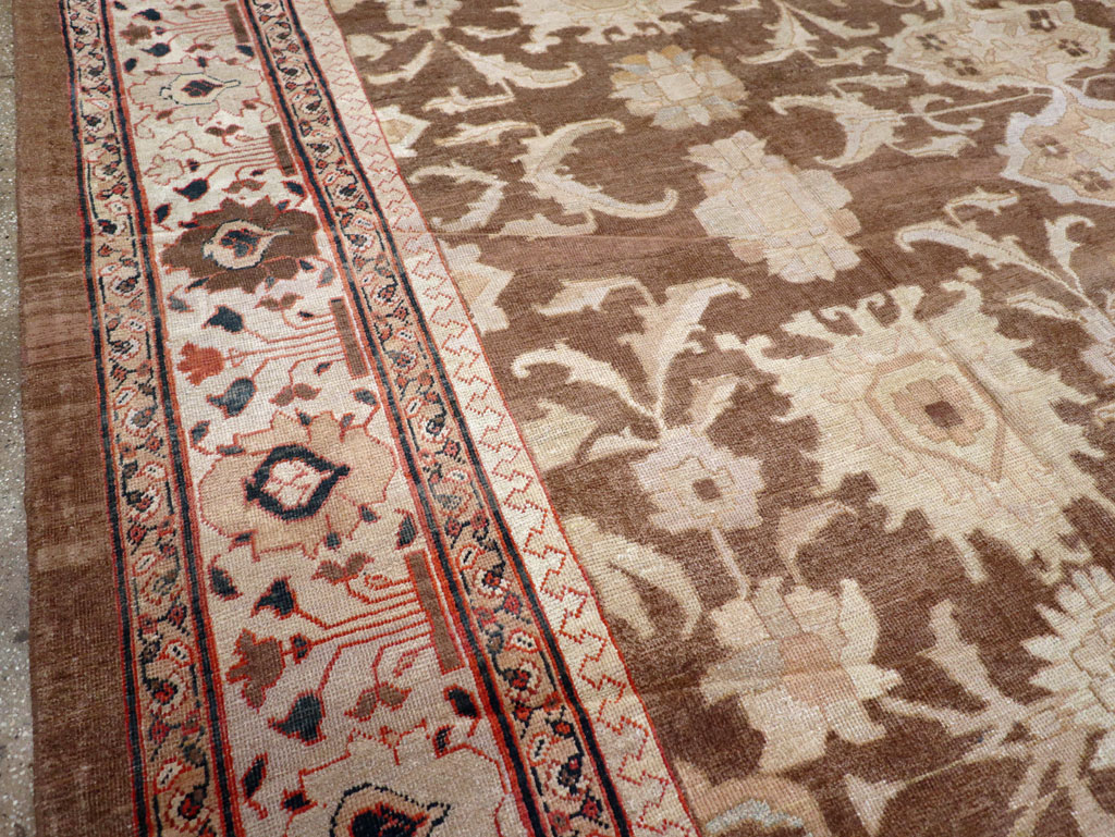 Antique Persian Mahal Carpet, No.13993 - Staging
