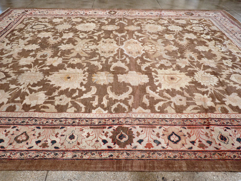 Antique Persian Mahal Carpet, No.13993 - Staging