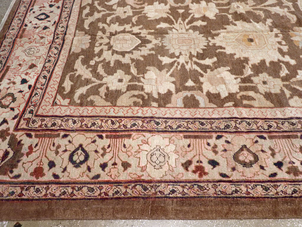 Antique Persian Mahal Carpet, No.13993 - Staging