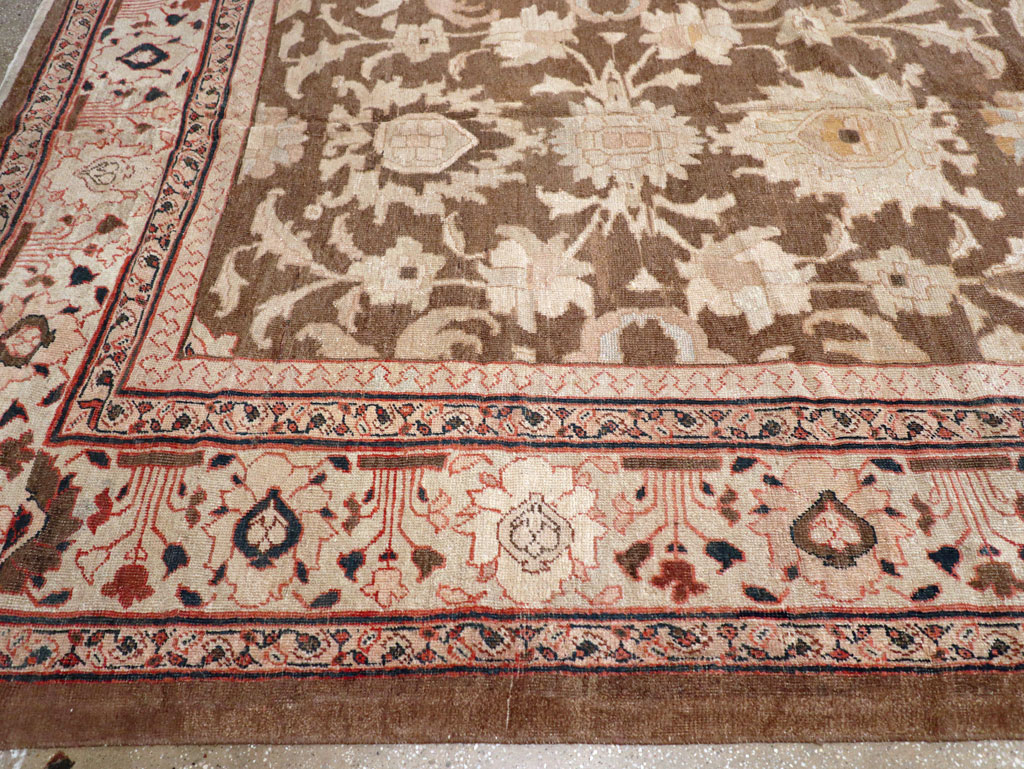 Antique Persian Mahal Carpet, No.13993 - Staging