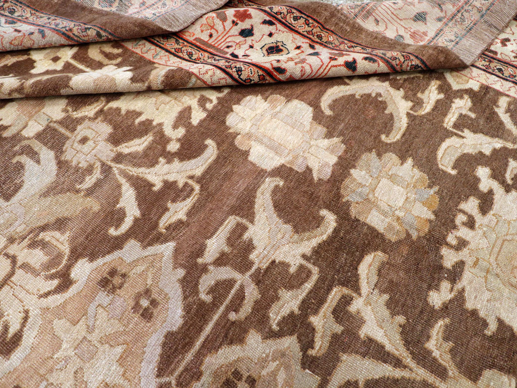 Antique Persian Mahal Carpet, No.13993 - Staging