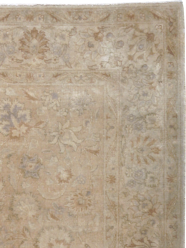 Vintage Persian Tabriz Carpet, No.14003 - Staging