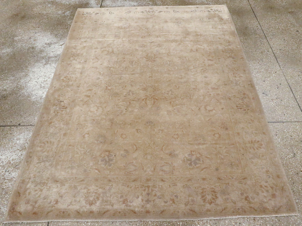 Vintage Persian Tabriz Carpet, No.14003 - Staging