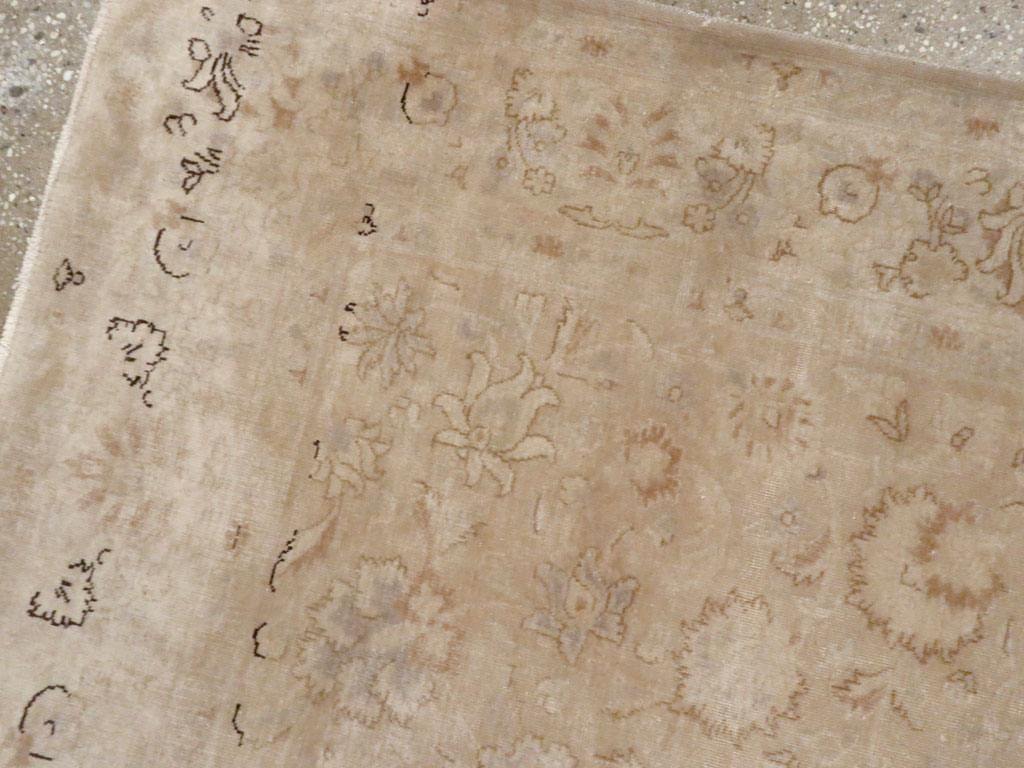 Vintage Persian Tabriz Carpet, No.14003 - Staging