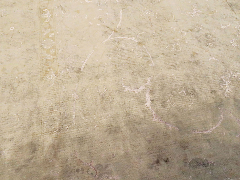 Vintage Persian Tabriz Carpet, No.14007 - Staging