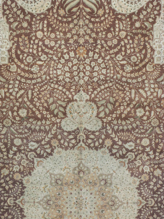 Vintage Persian Tabriz Carpet, No.14011 - Staging