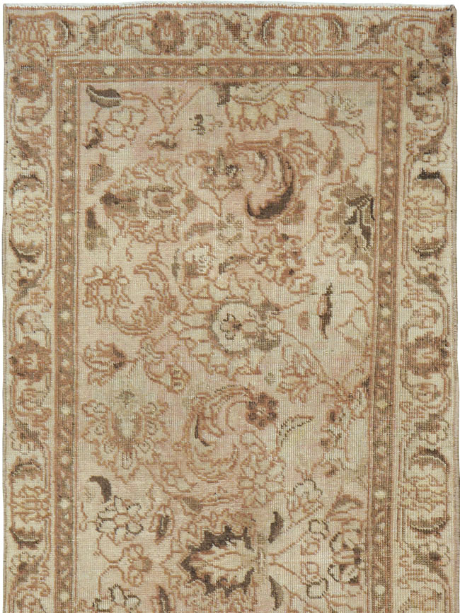 Vintage Persian Tabriz Runner, No.14027 - Staging