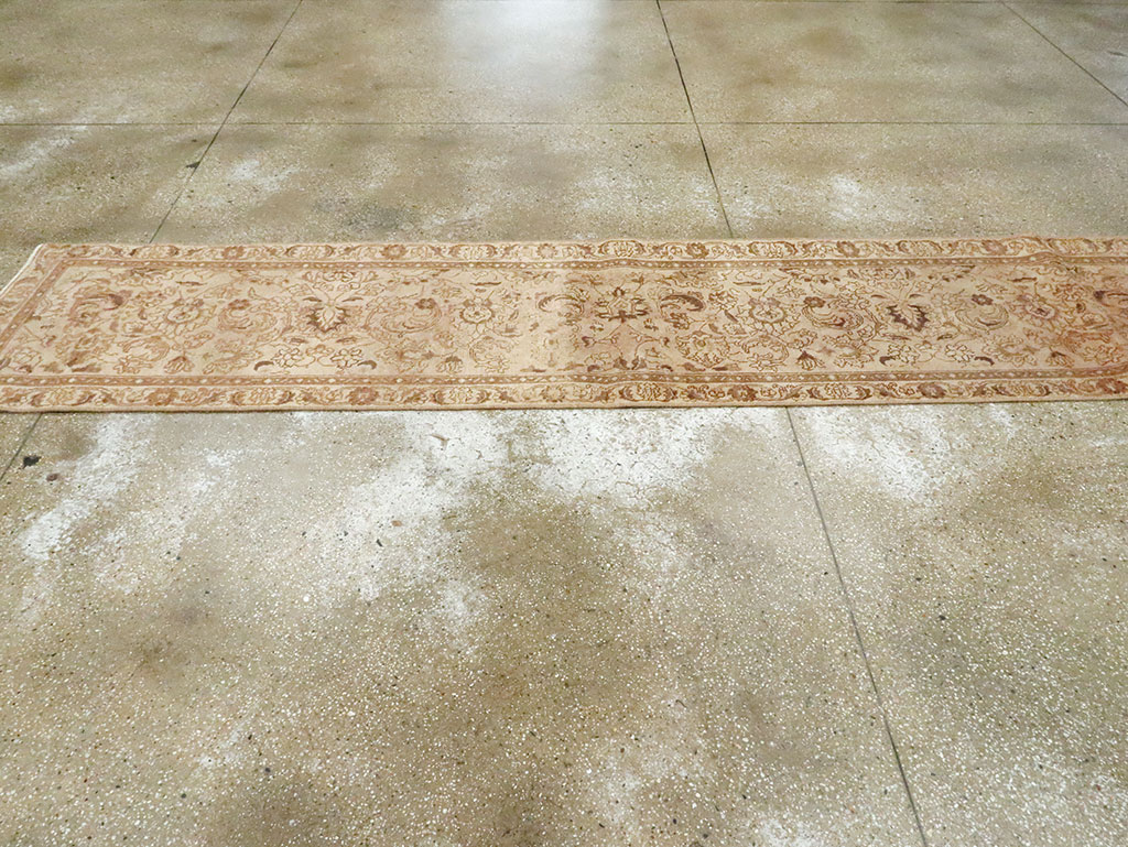 Vintage Persian Tabriz Runner, No.14027 - Staging