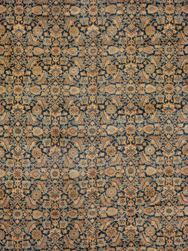 Antique Persian Tabriz Rug, No.14031 - Staging
