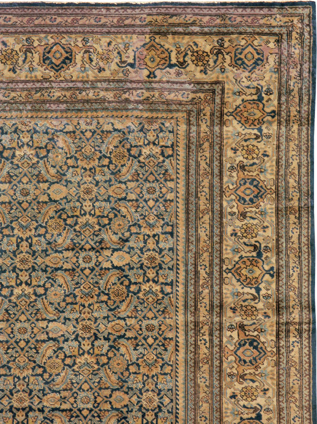 Antique Persian Tabriz Rug, No.14031 - Staging