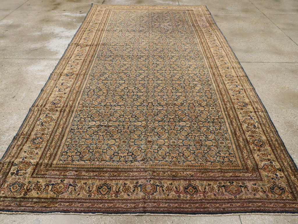 Antique Persian Tabriz Rug, No.14031 - Staging