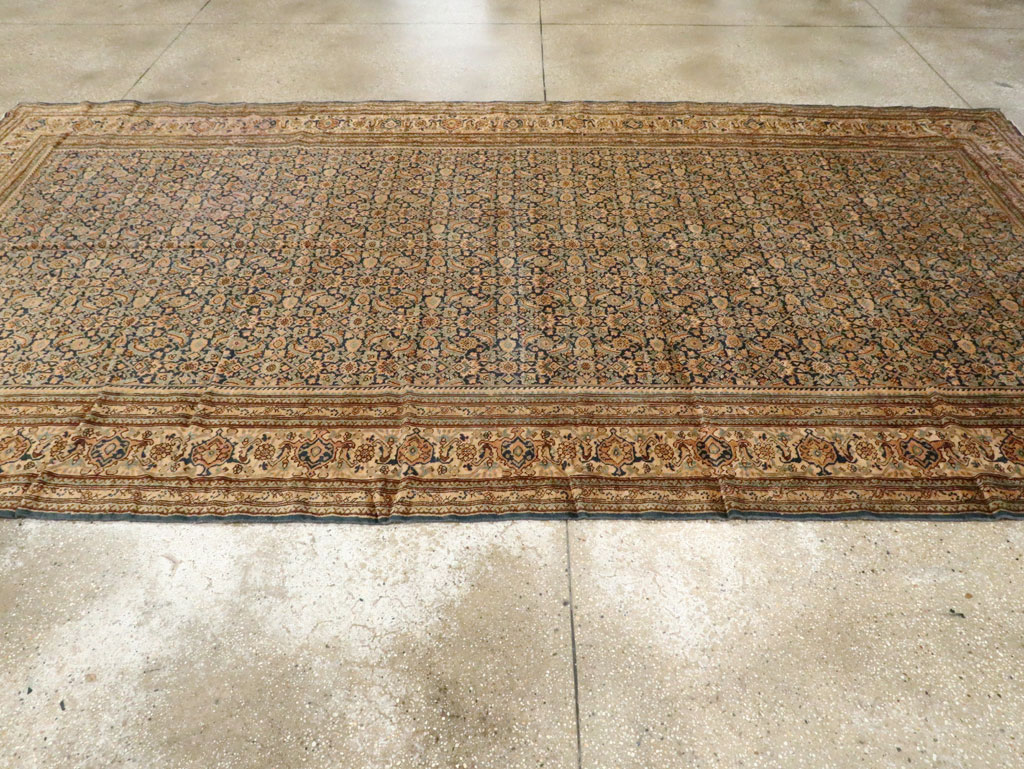 Antique Persian Tabriz Rug, No.14031 - Staging