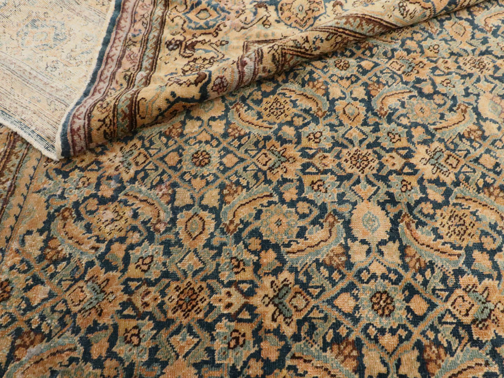 Antique Persian Tabriz Rug, No.14031 - Staging