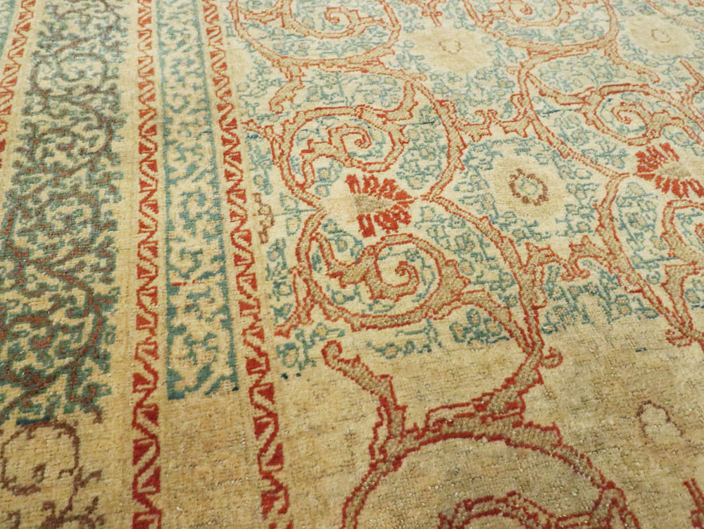 Antique Persian Tabriz Hagi Jalili Rug, No.14043 - Staging