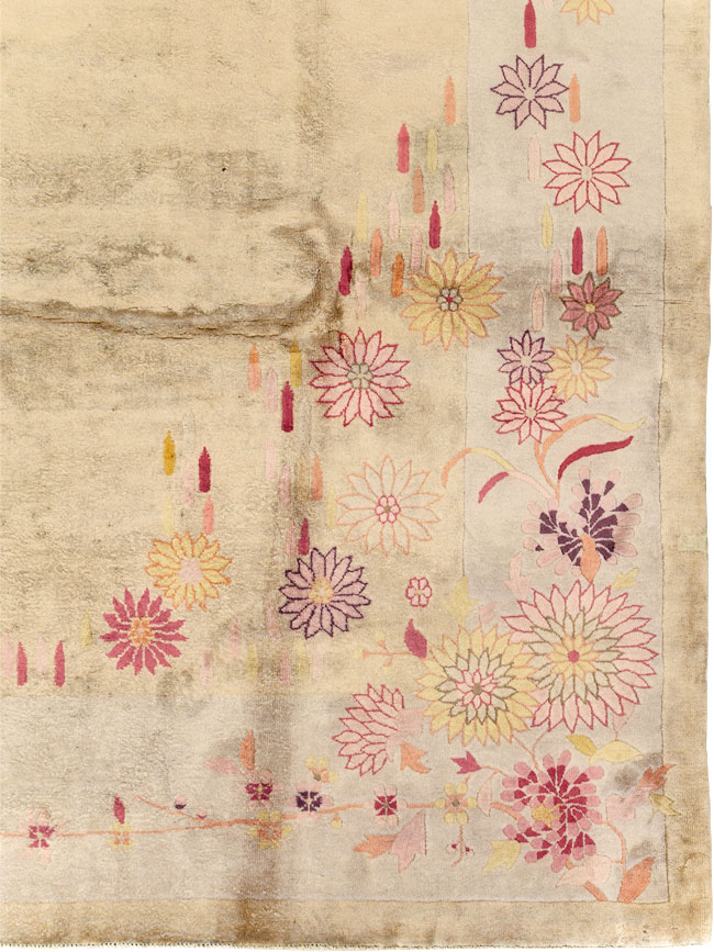 Vintage Chinese Art Deco Room Size Carpet, No.14045 - Staging