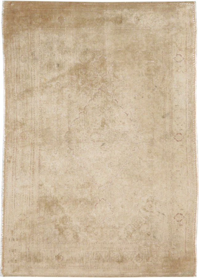 Vintage Persian Tabriz Rug, No.14059 - Staging