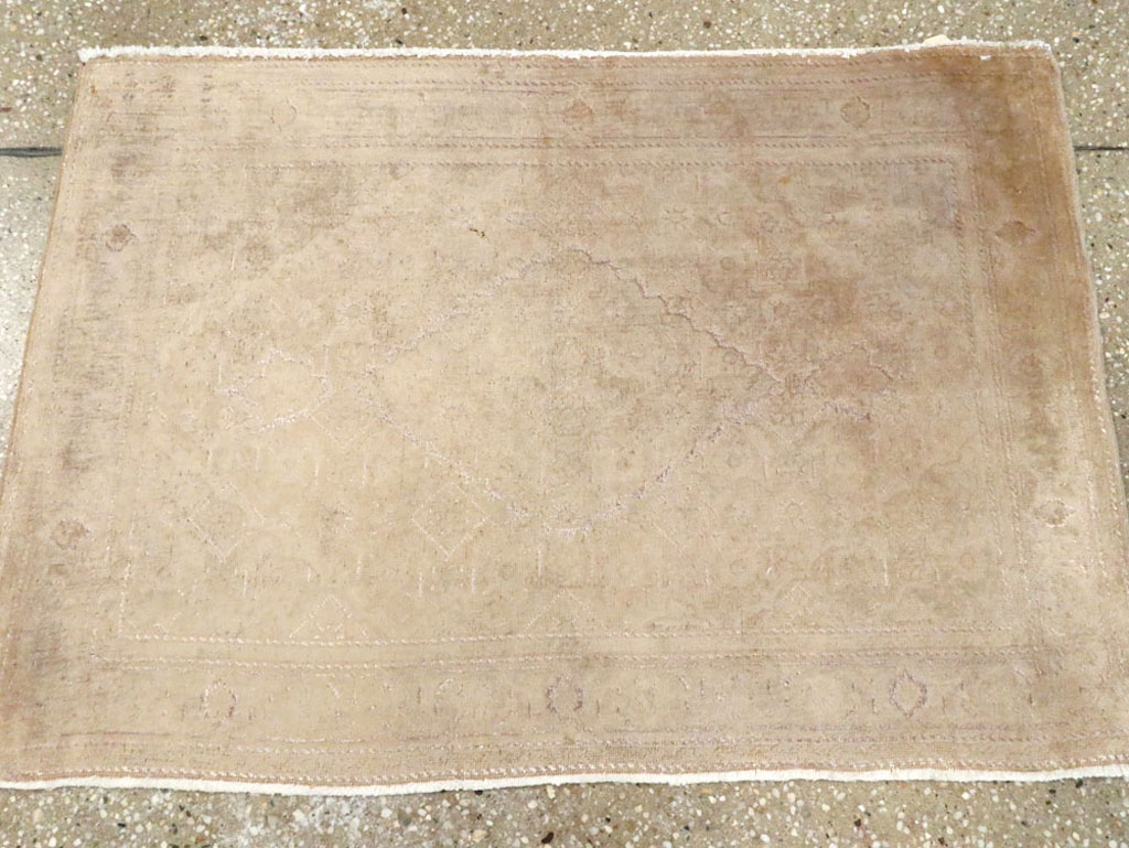 Vintage Persian Tabriz Rug, No.14059 - Staging