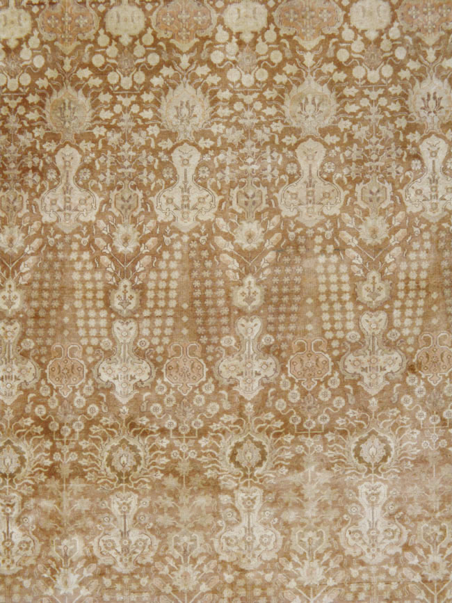 Vintage Persian Tabriz Carpet, No.14060 - Staging