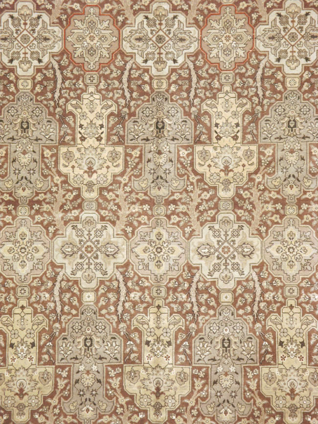 Vintage Persian Tabriz Carpet, No.14061 - Staging