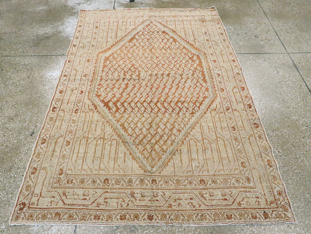 Vintage Persian Malayer Rug, No.14083 - Staging