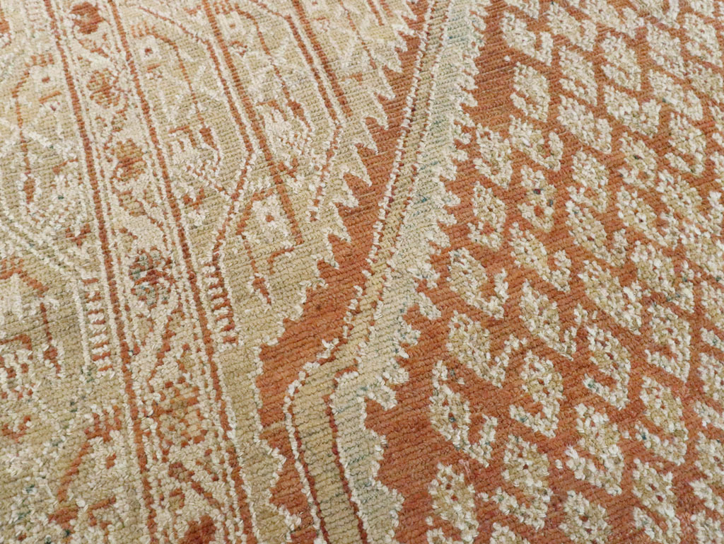 Vintage Persian Malayer Rug, No.14083 - Staging