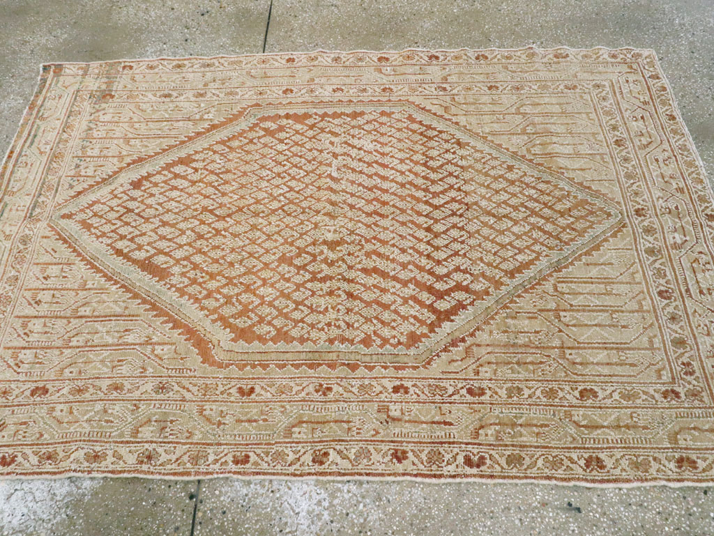 Vintage Persian Malayer Rug, No.14083 - Staging