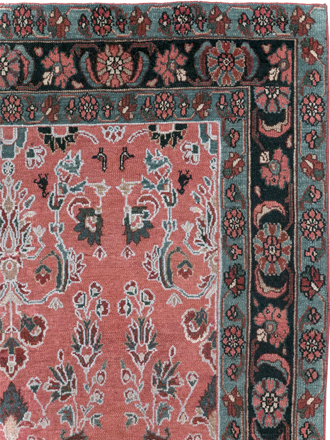 Vintage Persian Malayer Rug, No.14114 - Staging