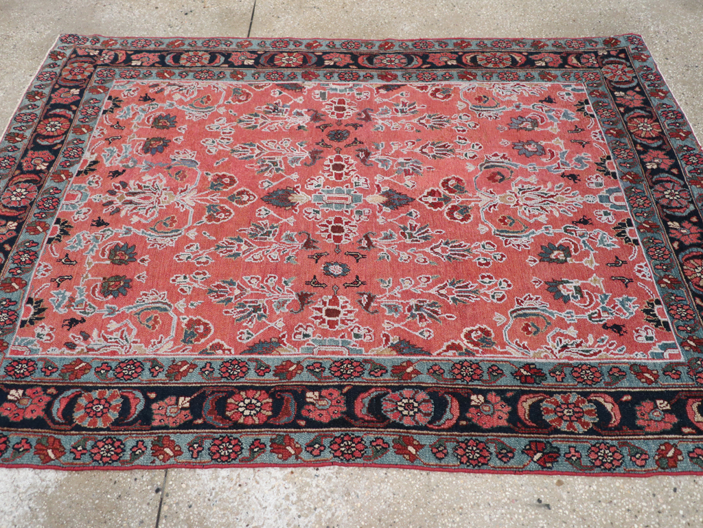 Vintage Persian Malayer Rug, No.14114 - Staging