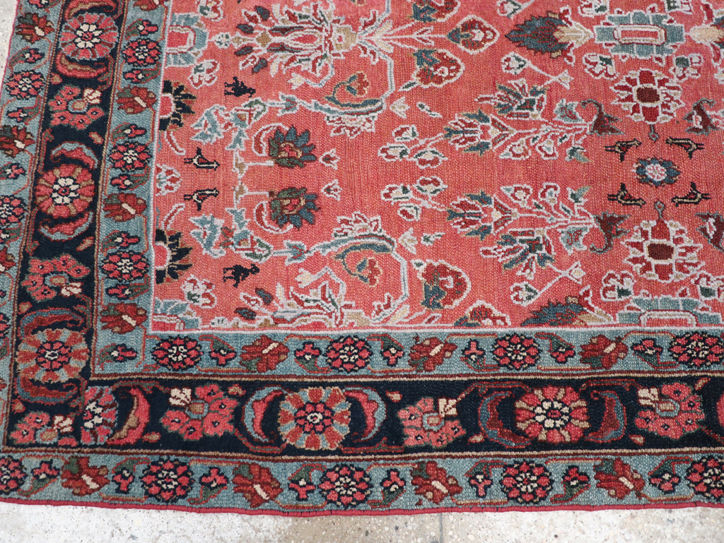Vintage Persian Malayer Rug, No.14114 - Staging