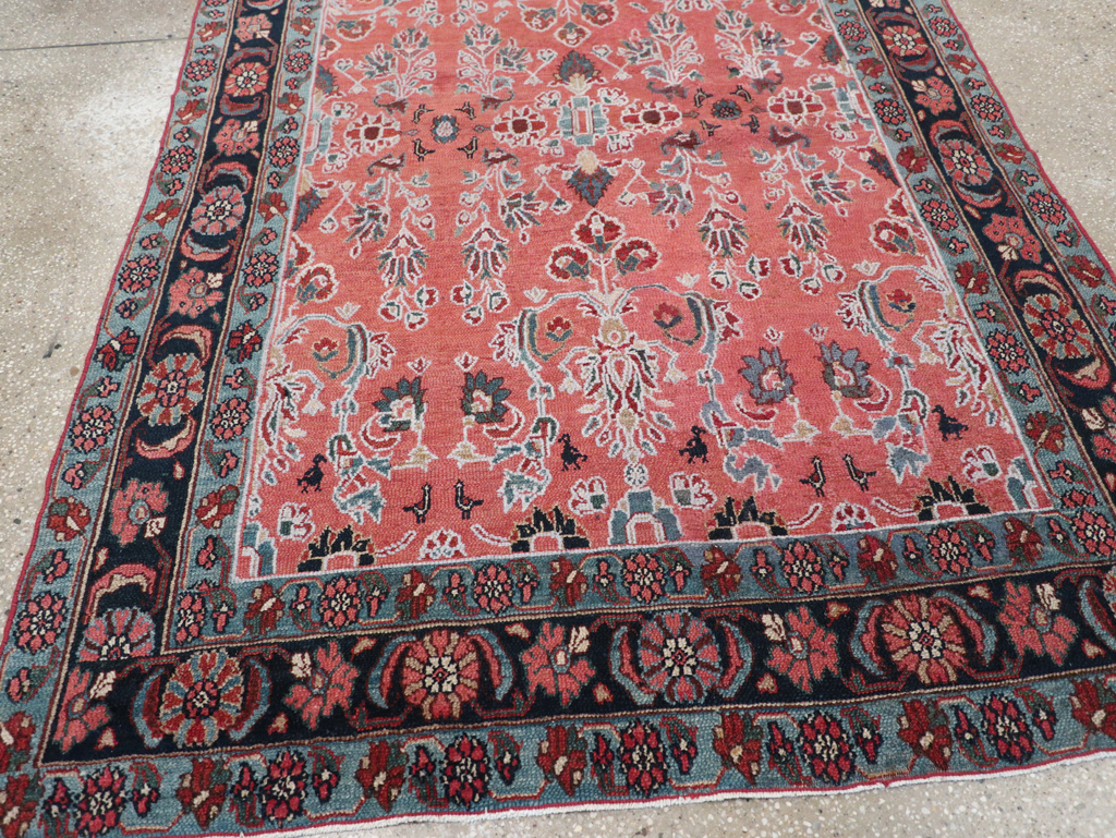 Vintage Persian Malayer Rug, No.14114 - Staging