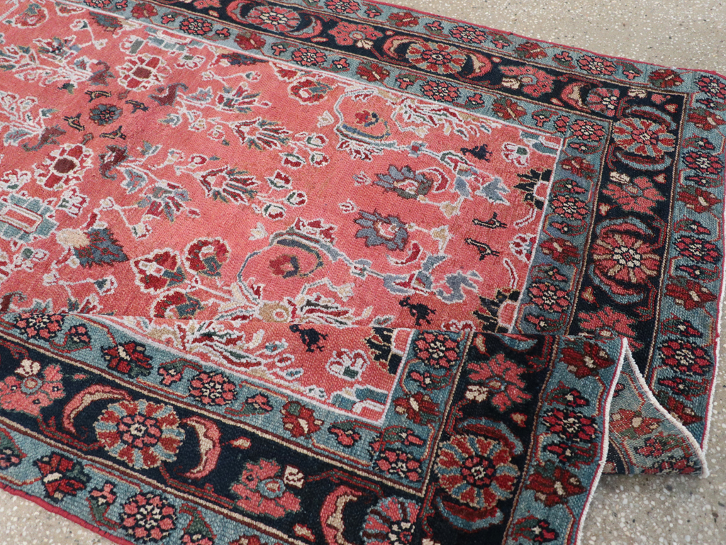 Vintage Persian Malayer Rug, No.14114 - Staging