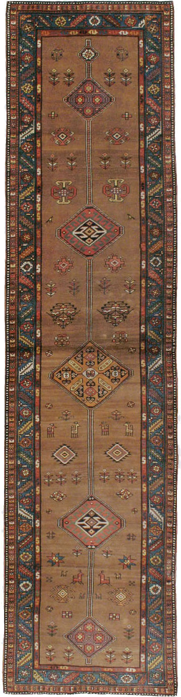 Antique Persian Serab Runner, No.14122 - Staging