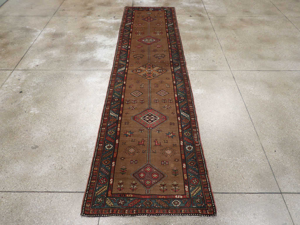 Antique Persian Serab Runner, No.14122 - Staging