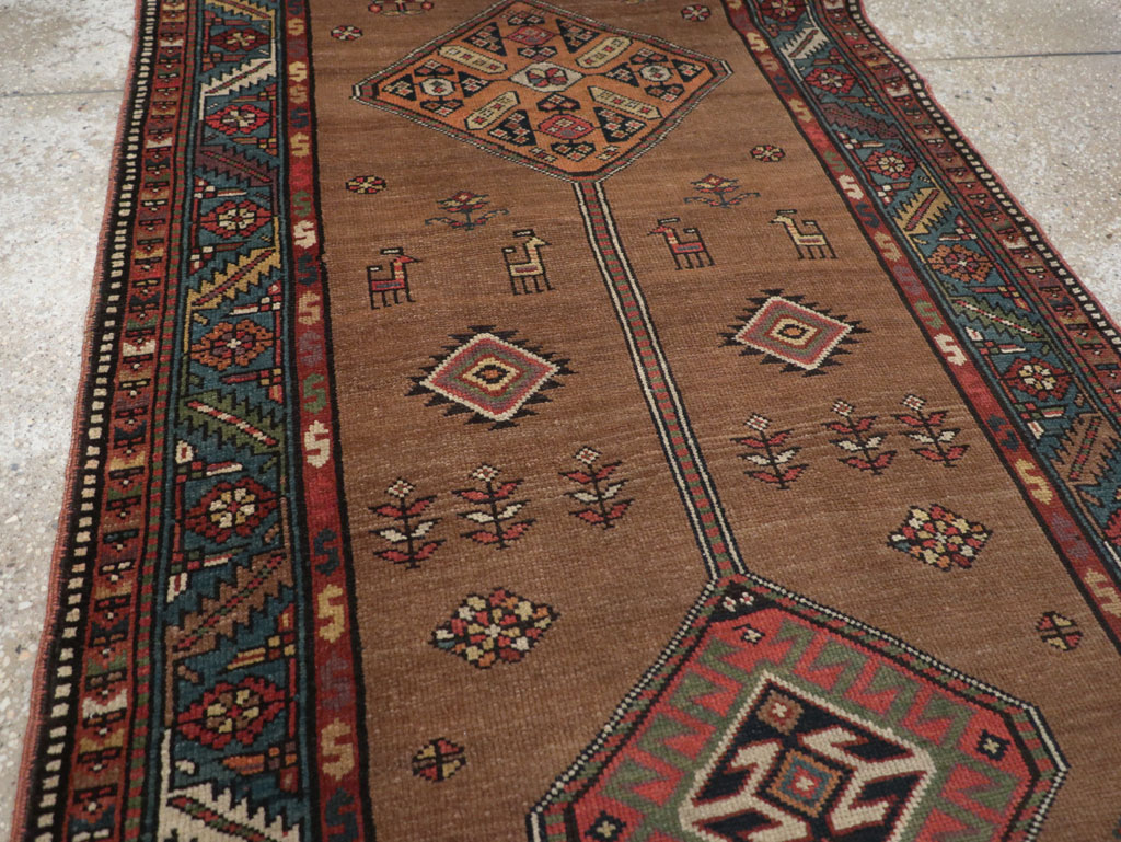 Antique Persian Serab Runner, No.14122 - Staging