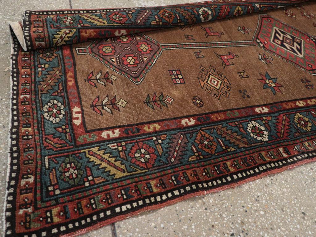 Antique Persian Serab Runner, No.14122 - Staging