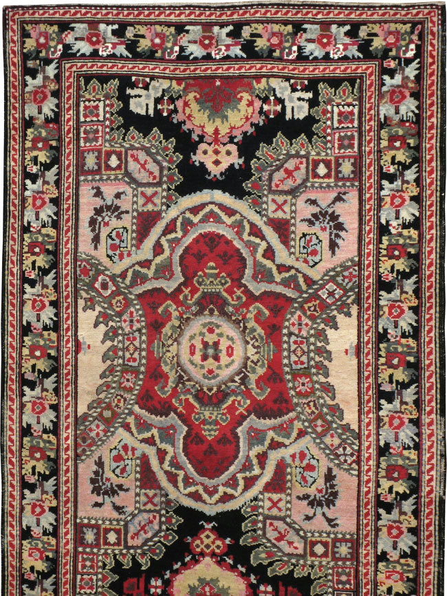 Antique Caucasian Karabagh Runner, No.14123 - Staging