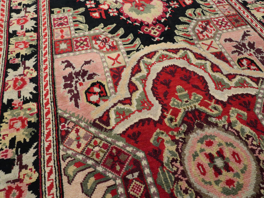 Antique Caucasian Karabagh Runner, No.14123 - Staging