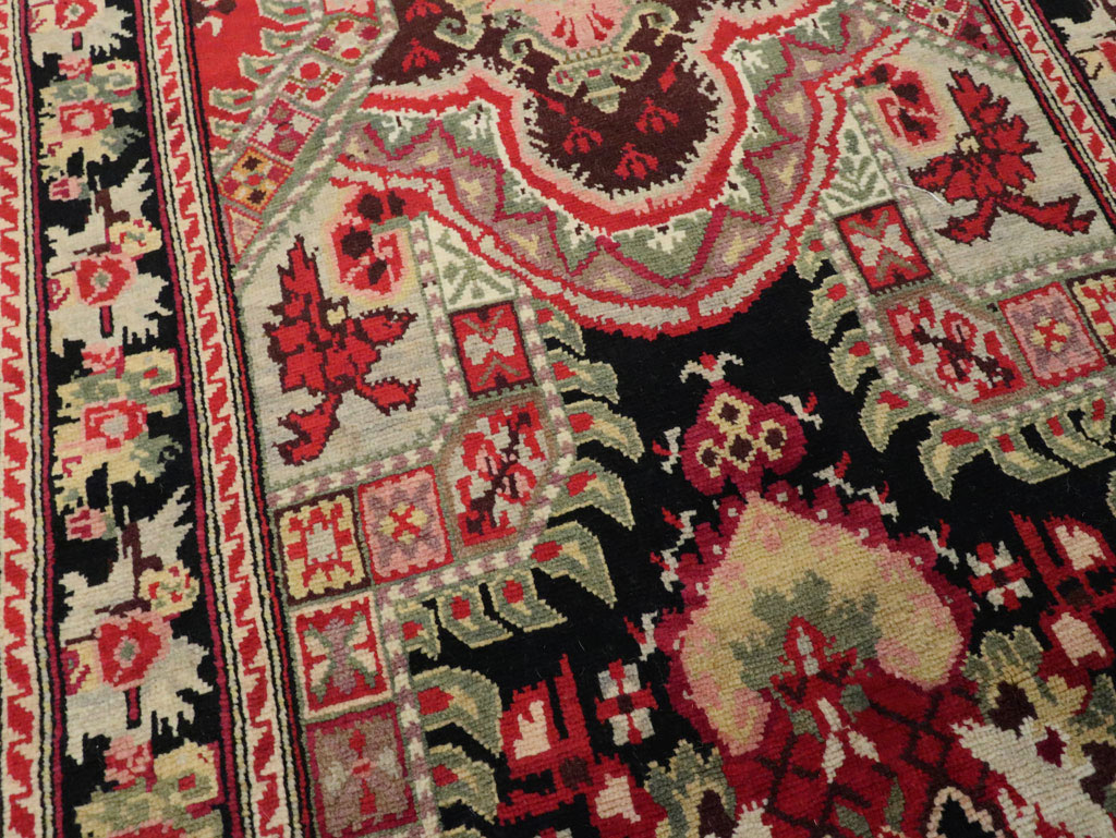 Antique Caucasian Karabagh Runner, No.14123 - Staging