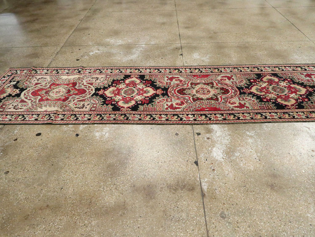 Antique Caucasian Karabagh Runner, No.14123 - Staging
