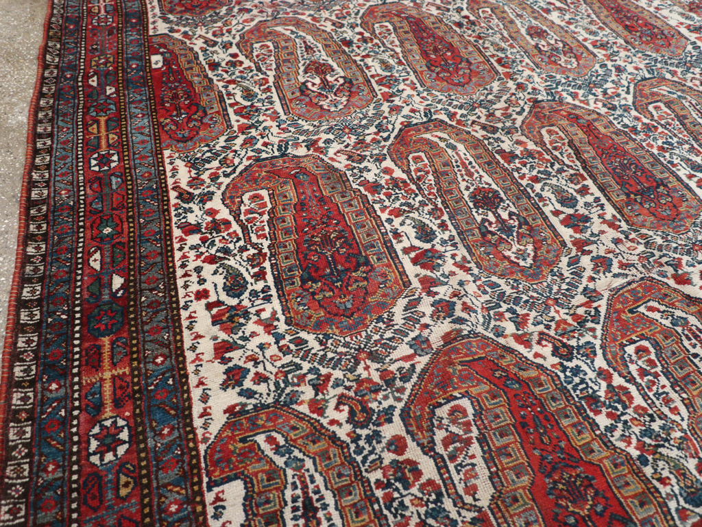 Antique Persian Shiraz Carpet, No.14137 - Staging