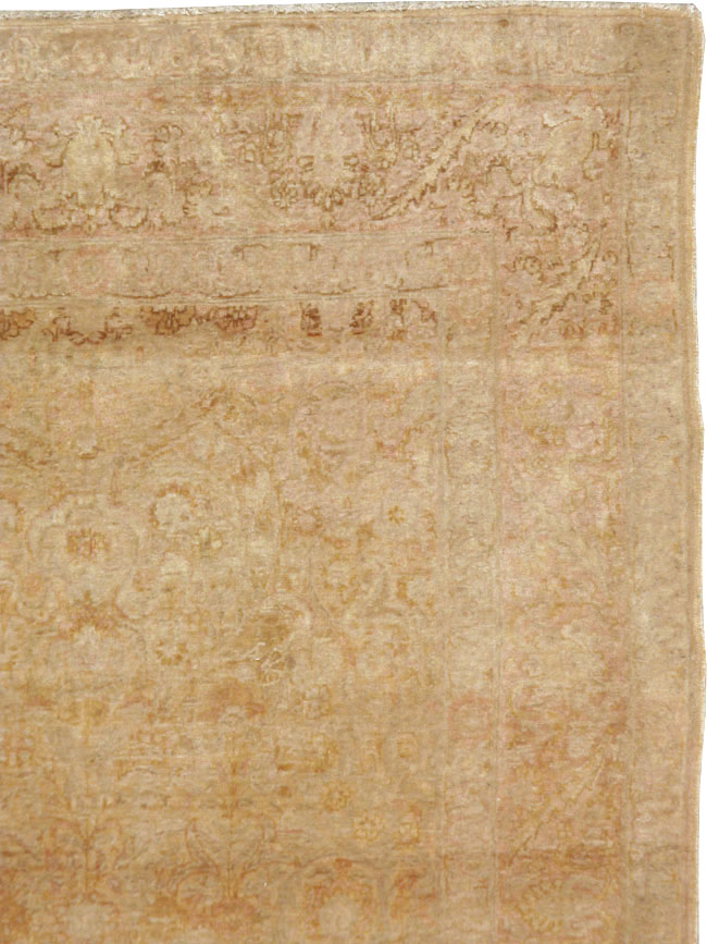 Vintage Persian Tabriz Rug, No.14141 - Staging